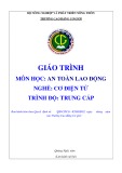 Giáo trình An toàn lao động Cơ điện tử Trung cấp - Trường Cao đẳng Cơ giới