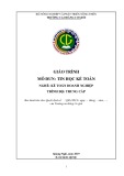 Giáo trình Tin học kế toán (Kế toán doanh nghiệp - Trung cấp) - Trường Cao đẳng Cơ giới (2019) chuẩn nhất