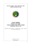 Giáo trình Máy điện Tự động hoá công nghiệp Trung cấp - Trường Cao đẳng Cơ giới (2022)