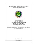 Giáo trình Kỹ thuật nguội Tự động hoá Trung cấp - Trường Cao đẳng Cơ giới (2019)
