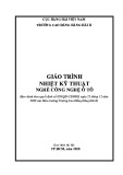 Giáo trình Nhiệt kỹ thuật Công nghệ ô tô - Trường Cao đẳng Hàng hải II (Mới nhất)
