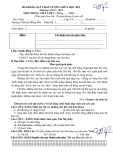 Đề thi giữa học kì 1 Tiếng Việt lớp 3 năm 2022-2023 có đáp án trường Tiểu học Đồng Hòa