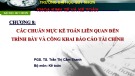 Bài giảng chuẩn mực kế toán chương 8: PGS. TS. Trần Thị Cẩm Thanh