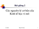 Bài giảng Kinh tế học vi mô: Các nguyên lý cơ bản dành cho chính sách công (2021)