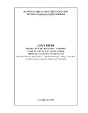 Giáo trình Kỹ thuật đo lường cảm biến (2021) - Trường CĐ Cơ giới Ninh Bình (Nghề Kỹ thuật máy lạnh và điều hoà không khí - CĐ/TC)