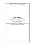 Giáo trình Luật Kinh tế (2021) - Trường Cao đẳng Cơ giới Ninh Bình (Nghề: Kỹ thuật chế biến món ăn - Cao đẳng)