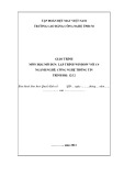 Giáo trình Lập trình window với C# (Ngành: Công nghệ thông tin) - Trường Cao đẳng Công nghệ TP.HCM (2021)
