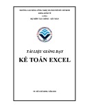 Giáo trình Kế toán Excel: Chuẩn nhất từ Trường Cao đẳng Công nghệ TP HCM