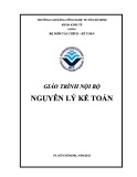 Giáo trình Nguyên lý kế toán Trường Cao đẳng Công nghệ TP HCM [Mới nhất]