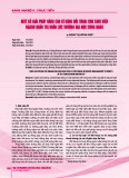 Một số giải pháp nâng cao kĩ năng đối thoại cho sinh viên ngành Quản trị nhân lực trường Đại học Công Đoàn