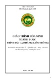 Giáo trình Hoá sinh Dược - CĐLT tốt nhất | Trường Cao đẳng Y tế Sơn La
