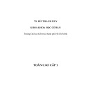 Giáo trình Toán cao cấp 1 Trường ĐH Kiến trúc HCM [Download PDF]