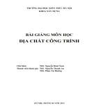 Bài giảng Địa chất công trình Phần 2: Tài liệu đầy đủ, chi tiết