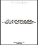 Giáo trình Xác suất thống kê B Phần 2: Hướng dẫn chi tiết