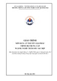 Giáo trình Lý thuyết giải phẫu Chăm sóc sắc đẹp Trung cấp - Trường Trung cấp Công nghệ và Du lịch Hà Nội