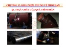 Bài giảng Kỹ thuật chế tạo 2: Chương 13