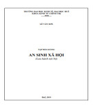 Tập bài giảng An sinh xã hội Phần 1: Lê Văn Sơn (tóm tắt, đầy đủ)