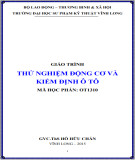Giáo trình Thử nghiệm động cơ và kiểm định ô tô phần 2