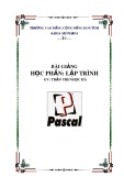 Bài giảng Lập trình: Tổng hợp từ Trường Cao đẳng Cộng đồng Kon Tum
