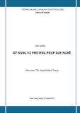 Bài giảng Kỹ năng và phương pháp dạy nghề