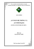 Giáo trình An toàn hệ thống và an ninh mạng