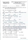 Đề thi giữa học kì 2 Toán lớp 11 năm 2023-2024 - Trường THPT Dĩ An, Bình Dương