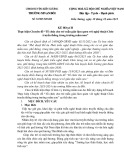 Kế hoạch số 62/KH-MNAB