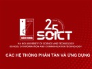 Bài giảng Các hệ thống phân tán và ứng dụng: Chương 7 - TS. Đặng Tuấn Linh