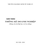 Giáo trình Thống kê doanh nghiệp: Phần 2 - Trường ĐH Kinh tế Nghệ An [Tài liệu đầy đủ]