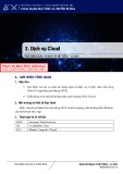 Bài giảng Dịch vụ Cloud