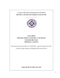 Giáo trình Sinh học và di truyền (Nghề: Dược - Cao đẳng) - Trường Cao đẳng Bách khoa Nam Sài Gòn (2022)