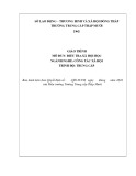 Giáo trình Điều tra xã hội học (Nghề: Công tác xã hội - Trung cấp) - Trường Trung cấp Tháp Mười