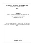 Giáo trình Hành vi con người và môi trường xã hội (Nghề: Công tác xã hội - Trung cấp) - Trường Trung cấp Tháp Mười