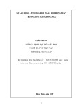 Giáo trình Dịch hại trên cây rau (Nghề: Bảo vệ thực vật - Trung cấp) - Trường Trung cấp nghề GDTX Hồng Ngự