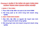 Bài giảng Quản trị kinh doanh nông nghiệp: Chương 5 - ThS. Phùng Chí Cường