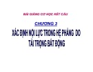 Bài giảng môn Cơ học kết cấu: Chương 3