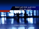Bài giảng Phân tích báo cáo tài chính: Chương 6 - TS. Nguyễn Thị Minh Phương