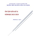 Đề cương ôn tập giữa học kì 2 môn Hóa lớp 10 năm 2023-2024 - Trường THPT Chuyên Lương Văn Chánh, Phú Yên
