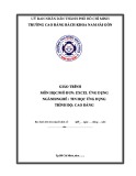Giáo trình Excel ứng dụng (Nghề: Tin học ứng dụng - Cao đẳng) - Trường Cao đẳng Bách khoa Nam Sài Gòn (2021)