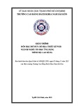 Giáo trình Đồ họa thiết kế web (Nghề: Tin học ứng dụng - Cao đẳng) - Trường Cao đẳng Bách khoa Nam Sài Gòn (2021)
