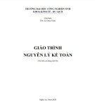 Giáo trình Nguyên lý kế toán ThS. Lê Diệu Thúy chuẩn nhất