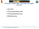 Bài giảng Lý thuyết mạch điện 1: Chương 5 - TS. Trần Thị Thảo