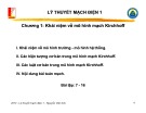 Bài giảng Lý thuyết mạch điện 1 - Chương 1: Khái niệm về mô hình mạch Kirchhoff
