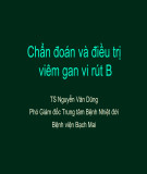 Bài giảng Chẩn đoán và điều trị viêm gan vi rút B - TS. Nguyễn Văn Dũng