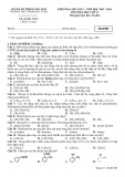 Đề thi giữa học kì 2 môn Hóa học lớp 11 năm 2023-2024 - Trường THPT Trần Quốc Tuấn, Quảng Ngãi