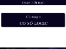 Bài giảng môn Toán rời rạc - Chương 1: Cơ sở logic