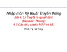 Bài giảng Nhập môn Kỹ thuật truyền thông: Bài 4.2 - PGS. Tạ Hải Tùng