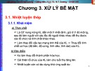 Bài giảng Cơ khí đại cương: Chương 3 - PGS.TS. Nguyễn Tiến Dương