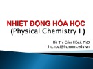 Bài giảng Nhiệt động hoá học: Chương 7 - Hồ Thị Cẩm Hoài