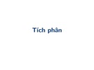 Bài giảng Vi tích phân 1B: Tích phân